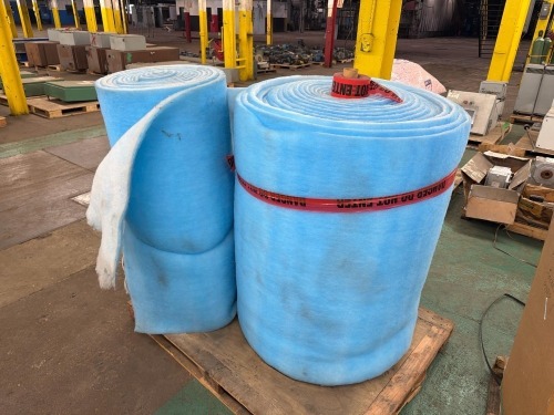 Large rolls of industrial foam
