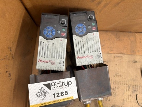 (2) Allen-Bradley PowerFlex 525 Variable Frequency Drives