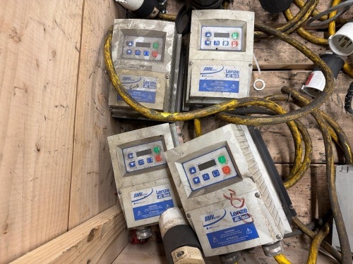 (4) Lenze AC Tech inverters