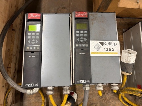 (2) Danfoss VLT 5000 Series variable frequency drives