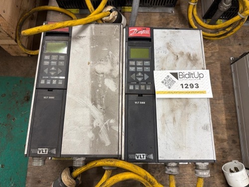 (2) Danfoss VLT 5000 Series variable frequency drives