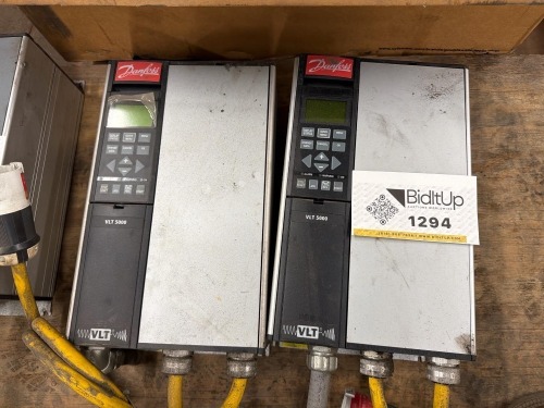(2) Danfoss VLT 5000 Series variable frequency drives