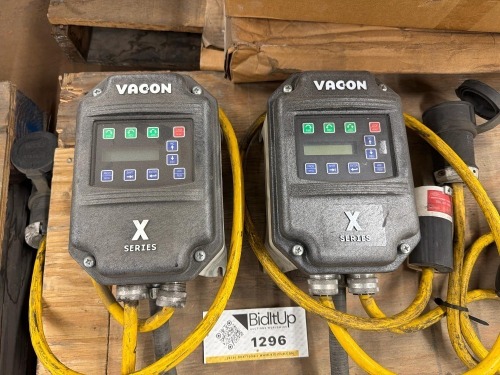 (2) Danfoss Vacon X4 AC Drive
