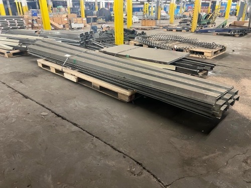 Lot of Roll Formed Steel Channels and Sheet Metal Sections