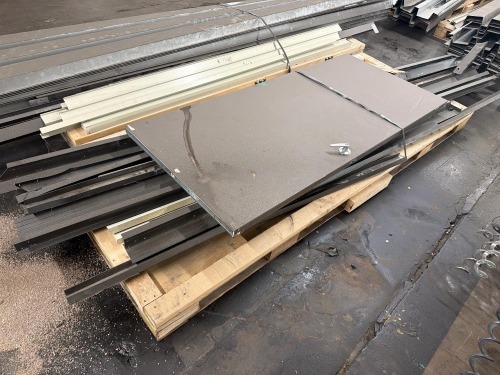 Steel door with trim/ channeling
