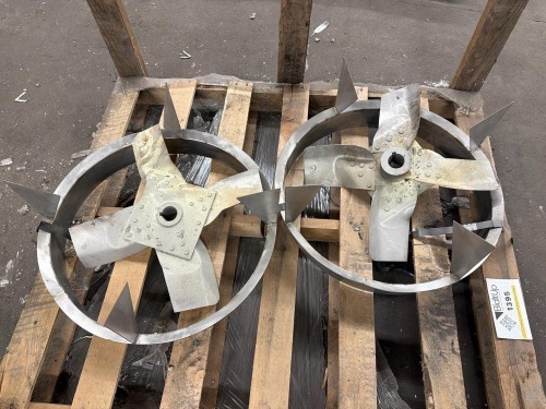 Industrial axial fan blades
