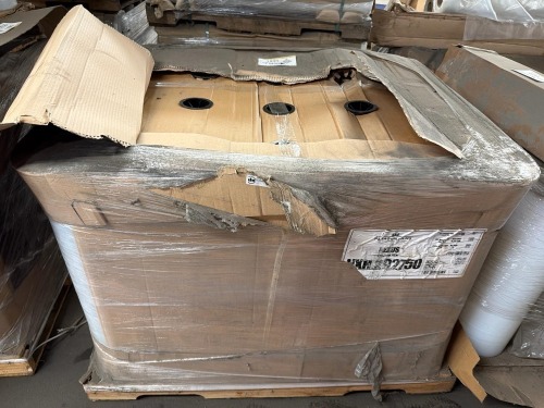 Pallet of plastic wrap