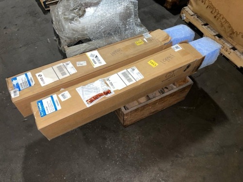 (2) Air Handler 2W186 Fiberglass Filter Rolls 36&rdquo; x 20&rsquo; x 1&rdquo; Blue Media HVAC Filtration (NEW in Box)