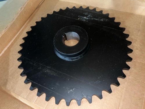 Large Industrial Steel Sprocket (Motion Industries TX97) &ndash; Heavy Duty Conveyor Drive Component