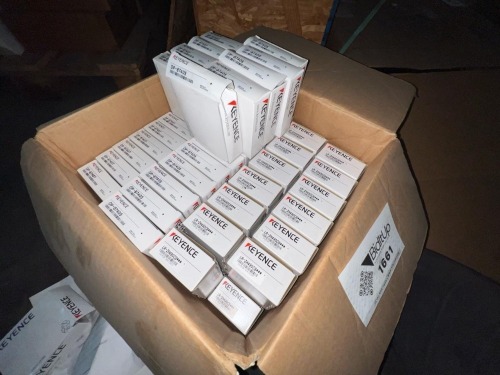 Bulk Lot Keyence Sensors & Accessories (Multiple OP-87405, OP-87407, LR-ZH490CB) (NEW in Box)