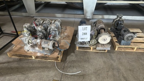 Lot (7) Asst Pumps For Parts