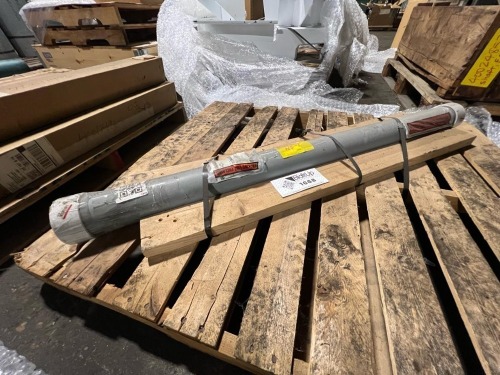 Molybdenum Electrode &ndash; 2&rdquo; OD x 48&rdquo; L &ndash; Enclosed in PVC Protective Tube on Pallet