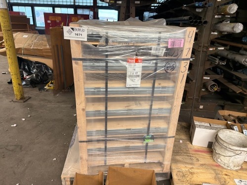 Pallet of (6) ULINE Wood Crates
