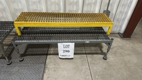 Lot (2) Step Stands: (1) Cotterman 4&rsquo; X 19&rdquo; X 14&rdquo; And Yellow One 4&rsquo; X 1&rsquo; X 8&rdquo;