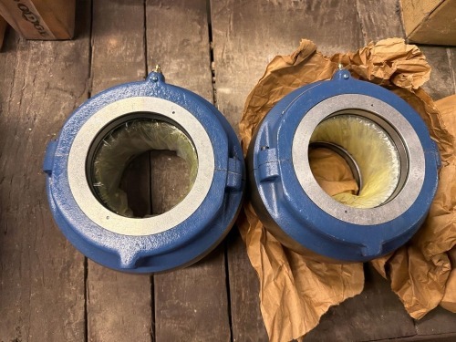 (2) SKF Cooper split roller bearing units