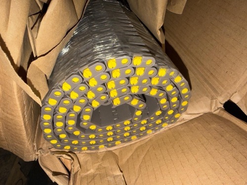 Pallet of (6) modular plastic conveyor chains
