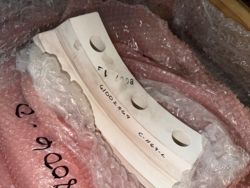 Crate of Ceramic refractory components