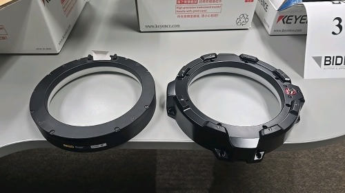 Keyence CA-DRM20X Multi-Spectral Lighting Ring and CA-DRW20X LumiTrax Light