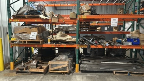 Lot Asst&rsquo;D Metal, Cables, Vents, Pulley Assembly, Motor
