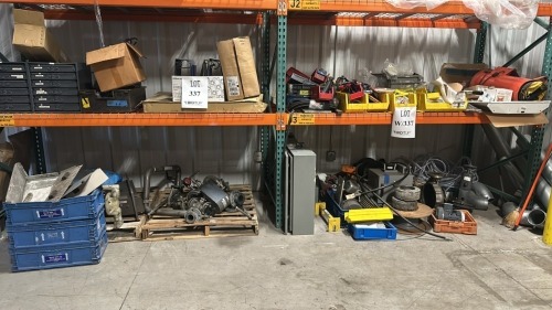 Lot Asst&rsquo;D Parts: Motors, Pipes, Hoses, Screws, Filters, Pumps, Cable