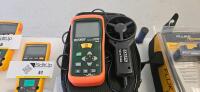 Extech CFM/CMM Thermo-Anemometer, w/ Vane Probe - 3