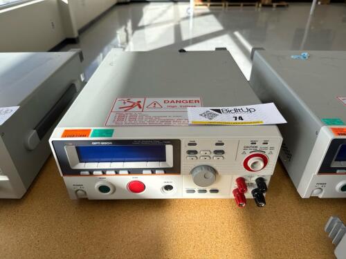 GWINSTEK GPT-9804 AC/DC Withstanding Voltage/Insulation Resistance/ Ground Bond Tester