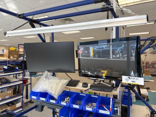 (2) Assorted Monitors
