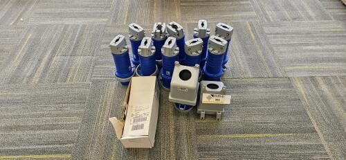 (10) Leviton&reg; 3100P6W Pin & Sleeve Plugs