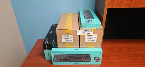Lot of Assorted Logitech Compacf Wireless Keyboards