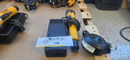 Atlas Copco EBL55 Inline Brushless Electric Screwdriver, w/ Atlas Copco EBL Drive / Delta Regis DR90-10103 Balancer