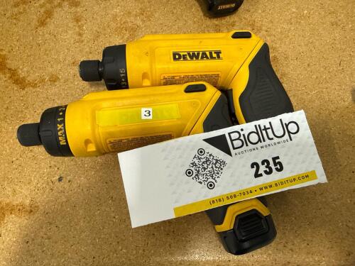 (2) Dewalt Cordless Driver Model: DCF680