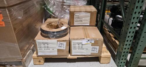 Pallet of Spooled Rubber Trim