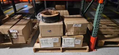 Pallet of Spooled Rubber Trim