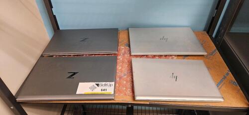 (4) Assorted HP Laptops