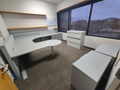 Contents of Office Room - Desk, Cabinets, etc.