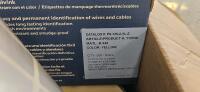 Lot of Assorted Brady Printer Labels / Permasleeves - 2