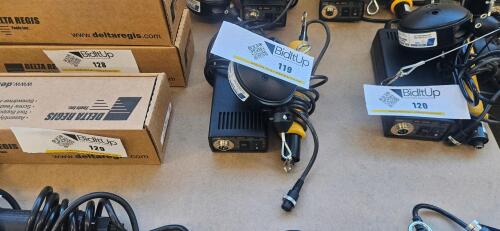 Atlas Copco EBL12 Inline Brushless Electric Screwdriver, w/ Atlas Copco EBL Drive / Delta Regis DR90-10103 Balancer