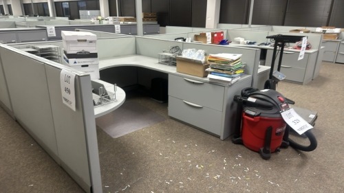 6- Person Haworth Modular Work Stations