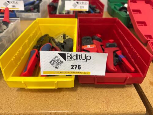 Assorted crimpers and wire strippers