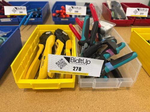 Assorted hand crimpers