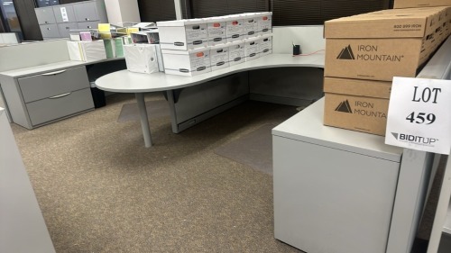 2- Person Haworth Modular Work Stations