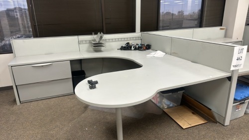 2- Person Haworth Modular Work Stations