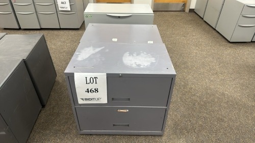 Lot (3) Asst&rsquo;D 2-Drawer Lateral Files