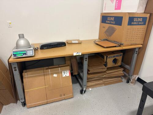 Work station table