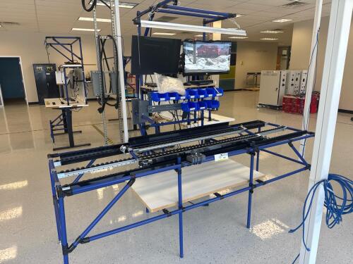 PVC roller work station