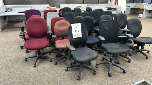 Lot (24) Office Chairs