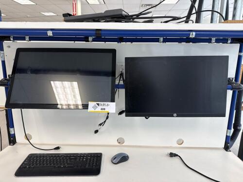 (2) Assorted Monitors