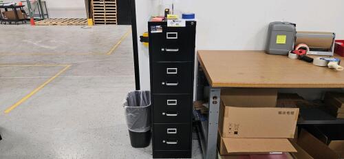 4-Drawer Industrial Filing Cabinet, w/ Jingur Cabinet