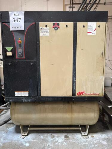Ingersoll Rand IRN40H-CC 40 HP Rotary Screw Air Compressor, 142 CFM, 150 PSI, 3-Phase, Tank Mounted