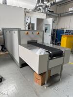 Industrial Tunnel Kiln Conveyor Furnace, 20" Belt, Touchscreen Controls, Exhaust Hood, Reel Holder - 2